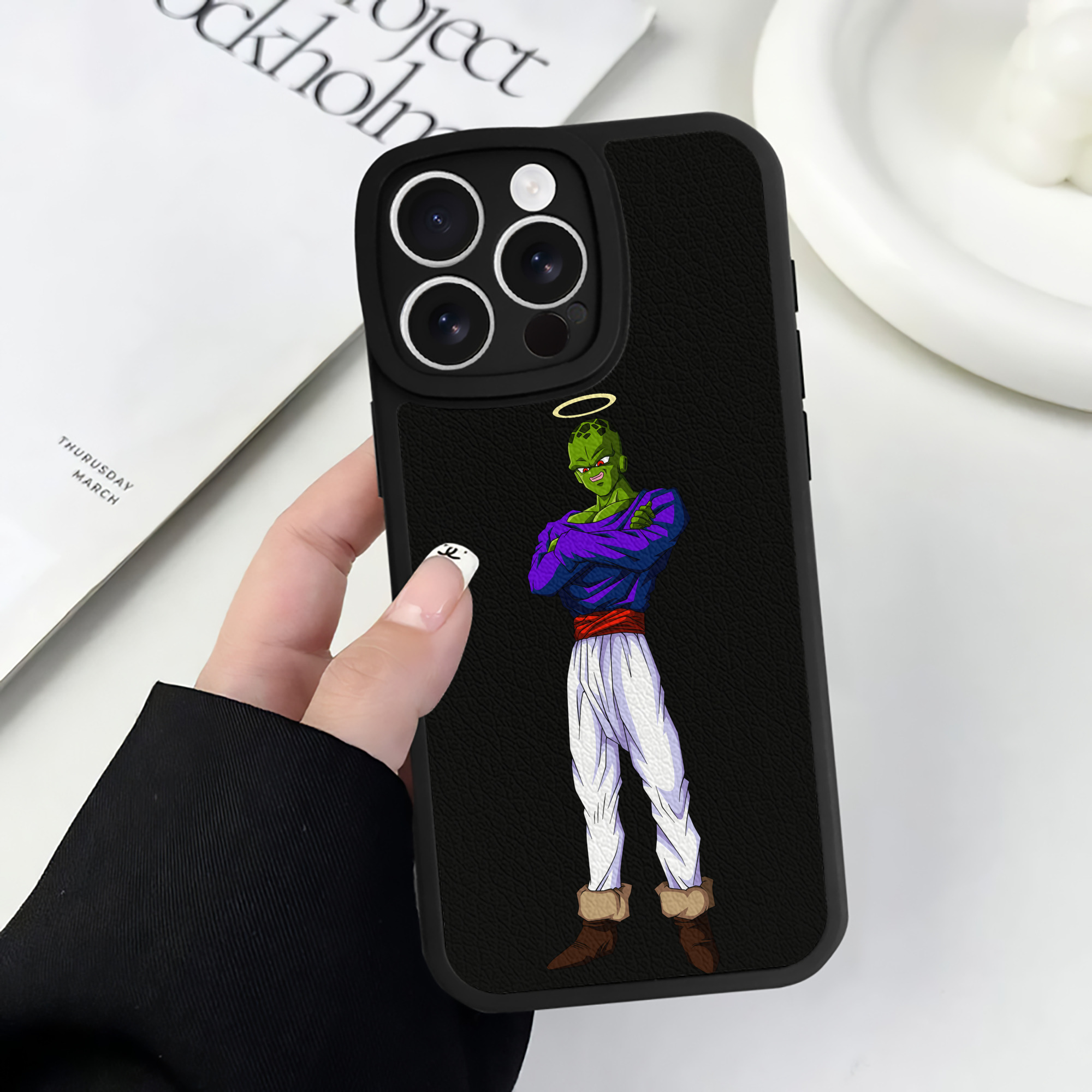 （画像用） ドラゴンボール パイクーハン DRAGON BALL Pikkon 【iPhone 16シリーズ対応】シリコンスマホケース（レザー調） 材質：シリコン
